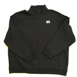 Sport-Tek Mens 4XL‎ Black Max Motors 1/4 Zip Pullover Sweatshirt